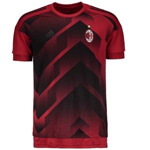 NWT Adidas AC Milan Pre Match 2018 Jersey